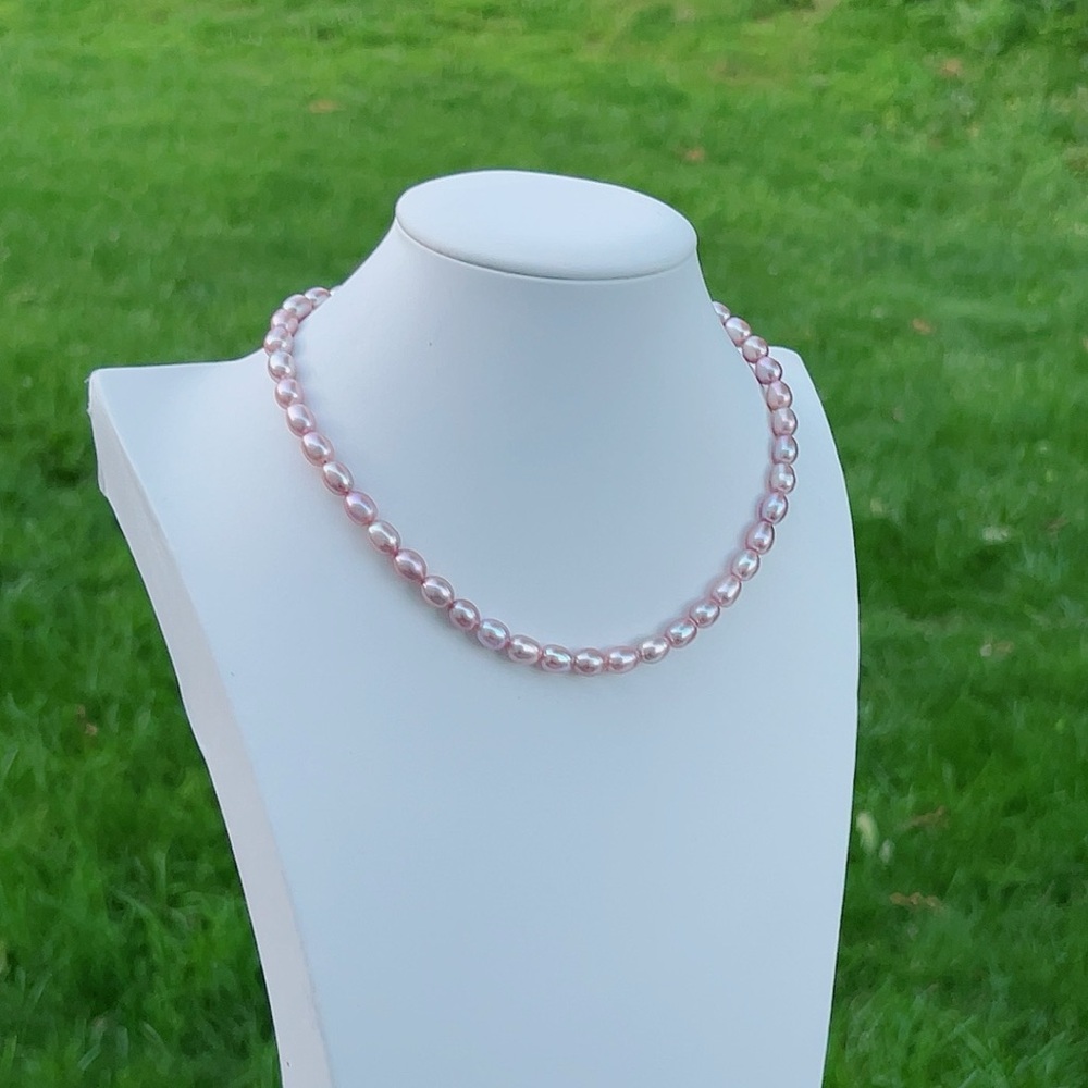 N37 Handmade Freshwater Pearl Necklace - Picture 2 of 5